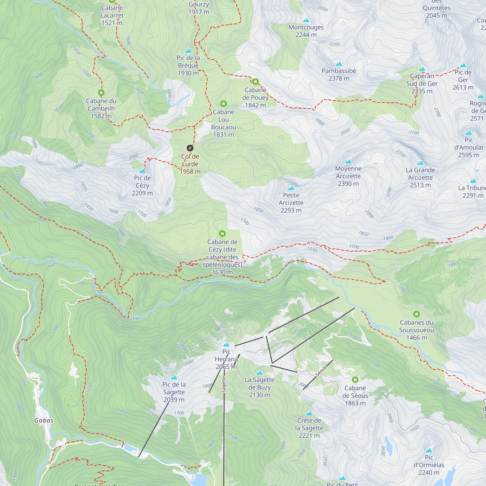 Cabane de Cézy map