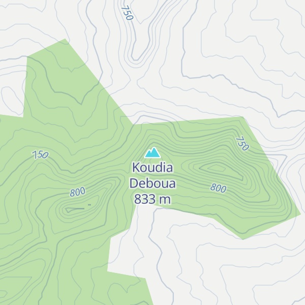 Map of Koudia Deboua