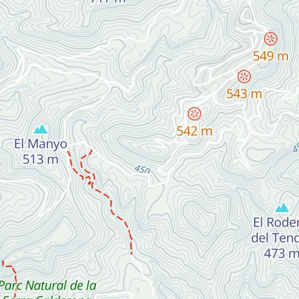 Map of Puntal de la Mallada