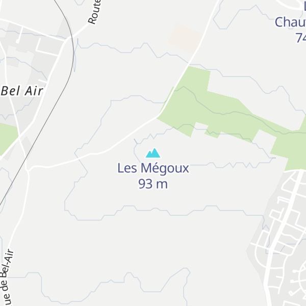 Map of Les Mégoux