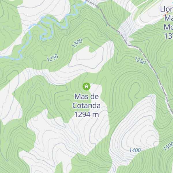 Map of Mas de Cotanda