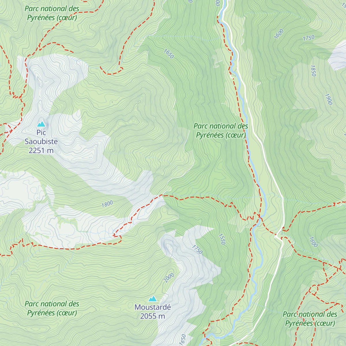 Cabane d'Arrégatiou map