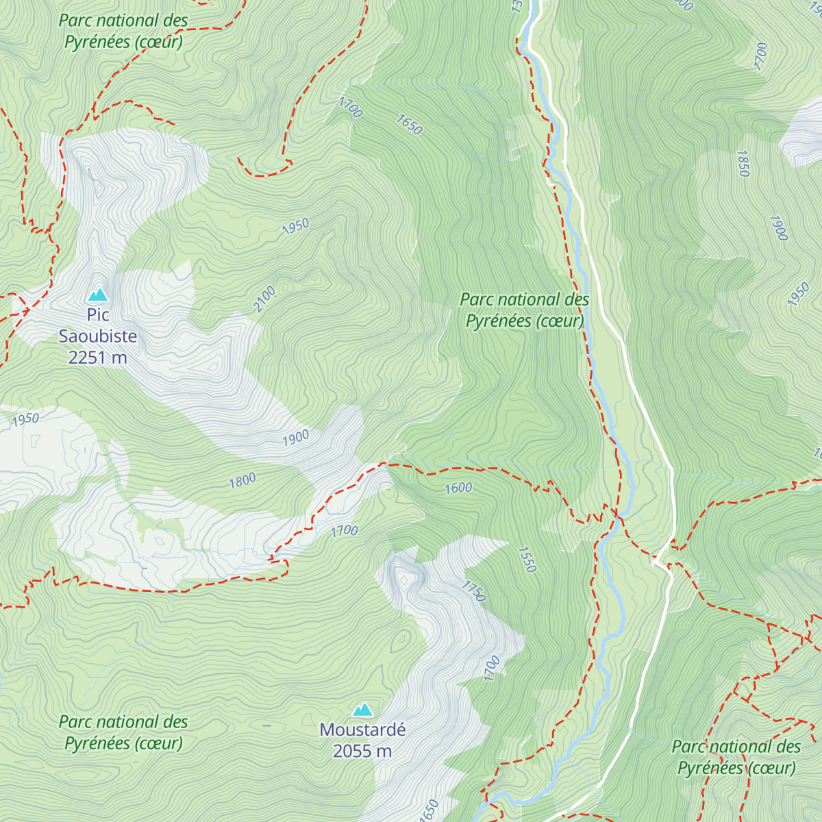 Cabane d'Arrégatiou map