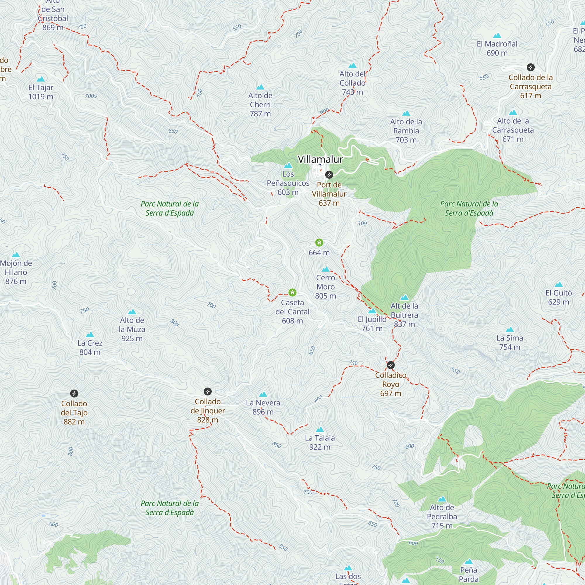 Caseta del Cantal map