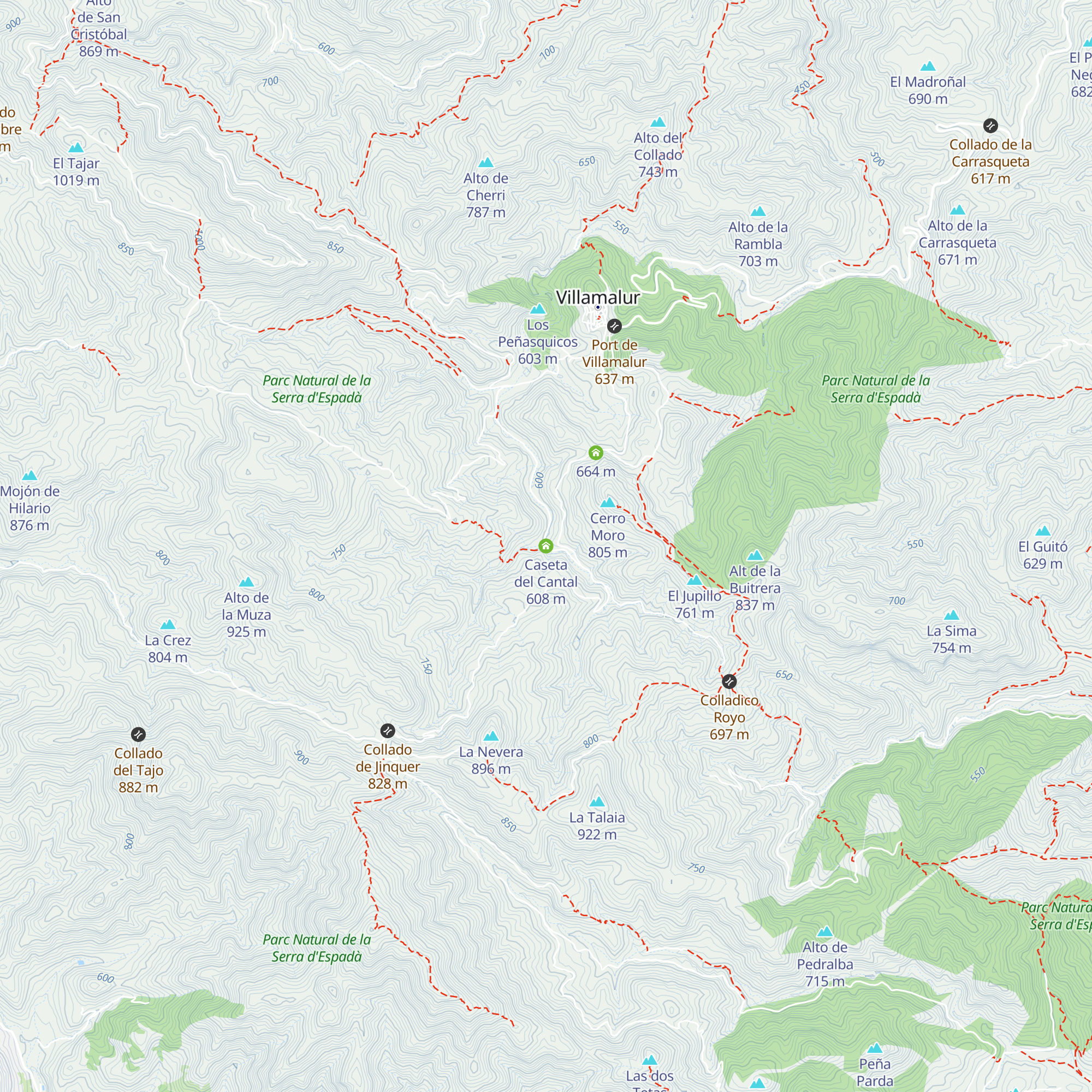Caseta del Cantal map