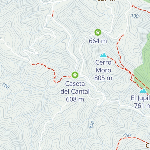 Map of Caseta del Cantal