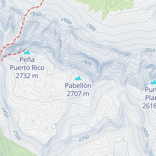 Map of Pabellón
