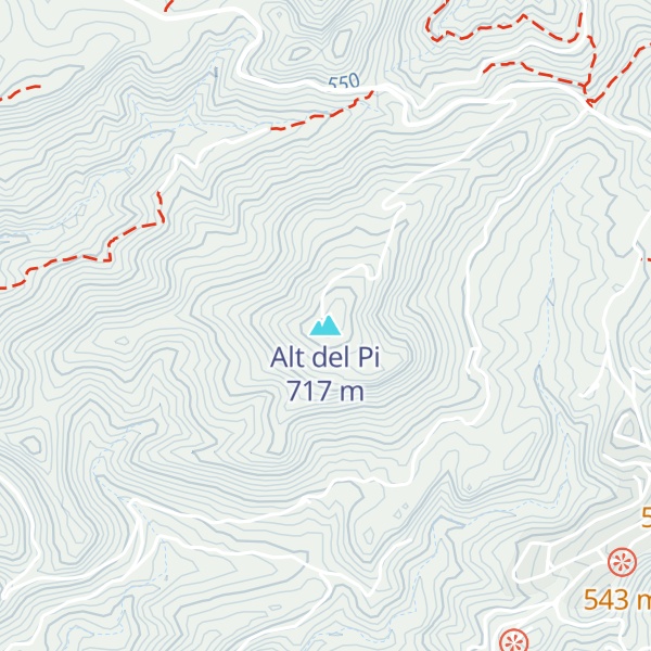 Map of Alt del Pi