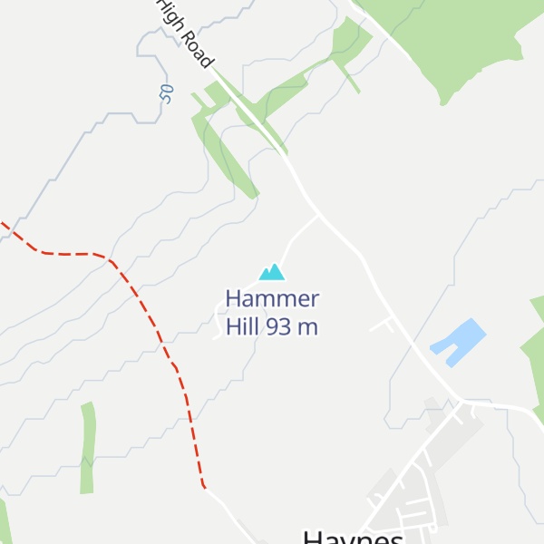 Map of Hammer Hill