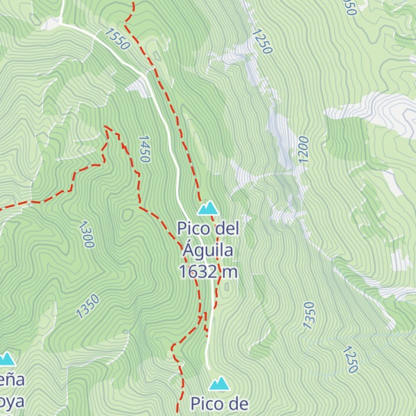 Map of Pico del Águila