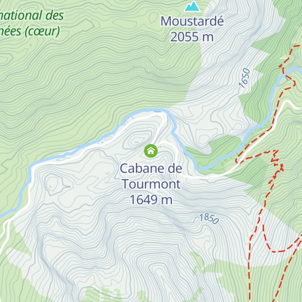 Map of Cabane de Tourmont