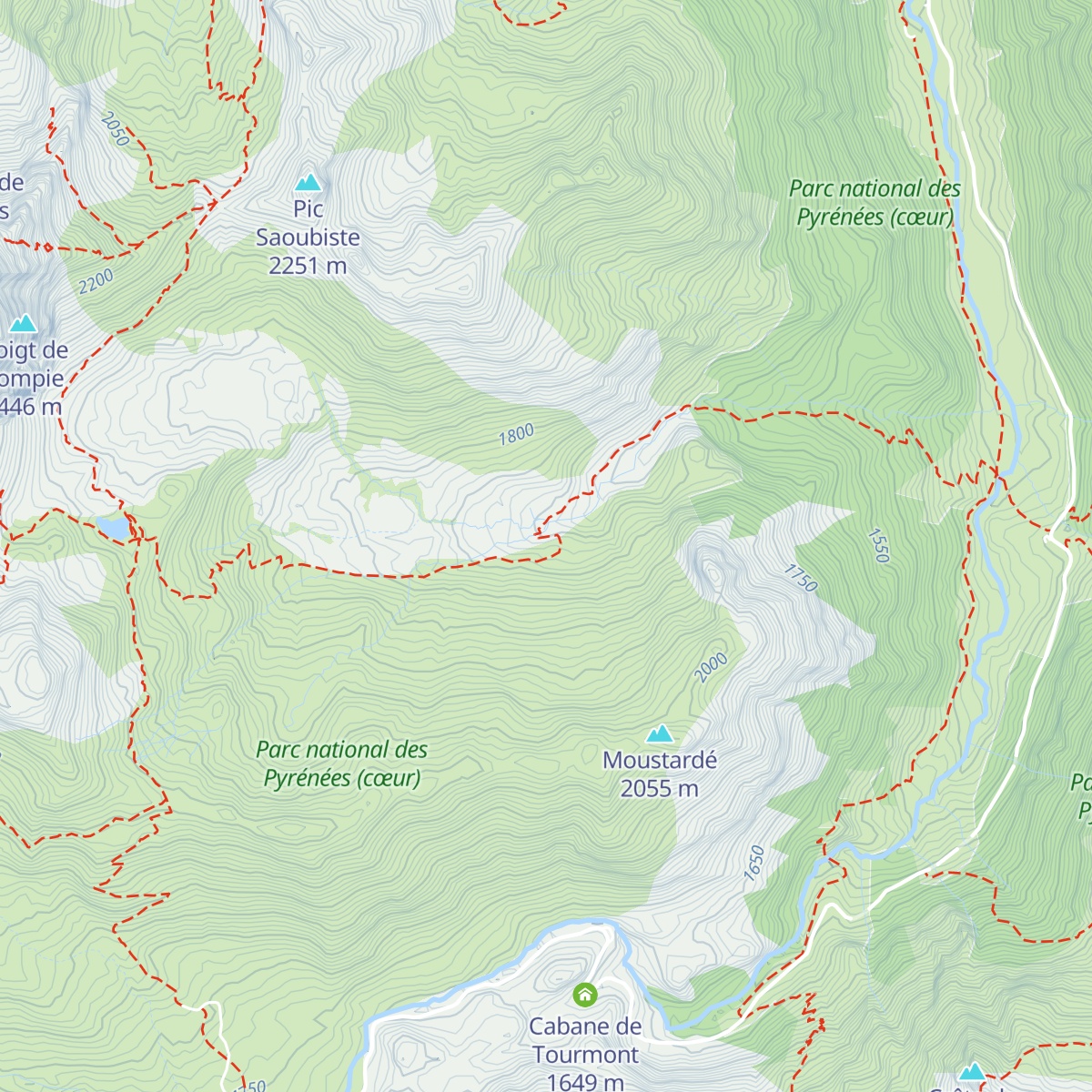 Cabane de Pucheoux map