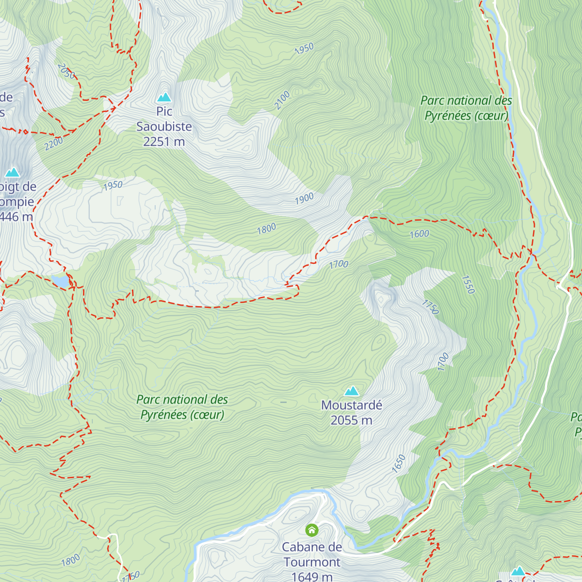 Cabane de Pucheoux map