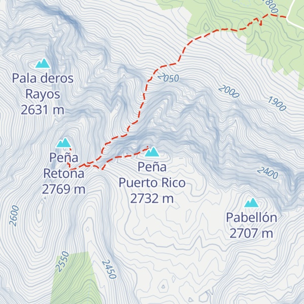 Map of Peña Puerto Rico