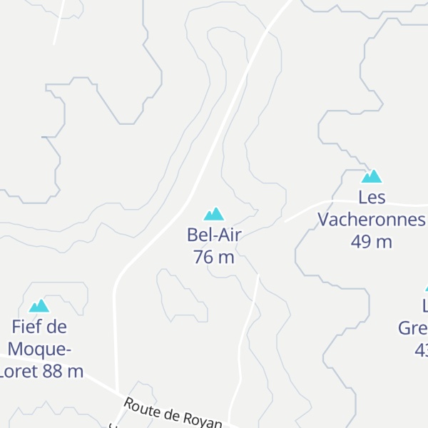 Map of Bel-Air