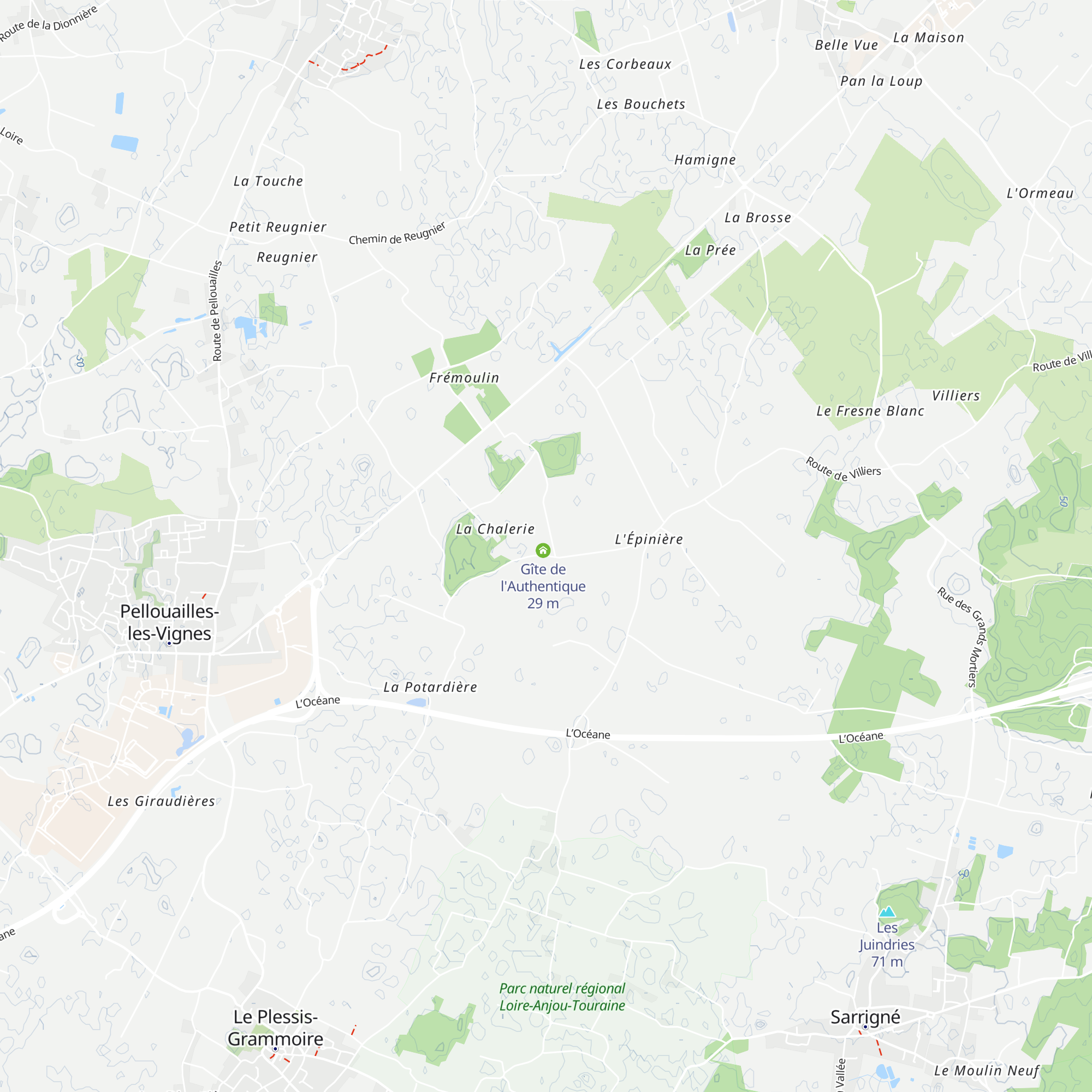 Gîte de l'Espoir map