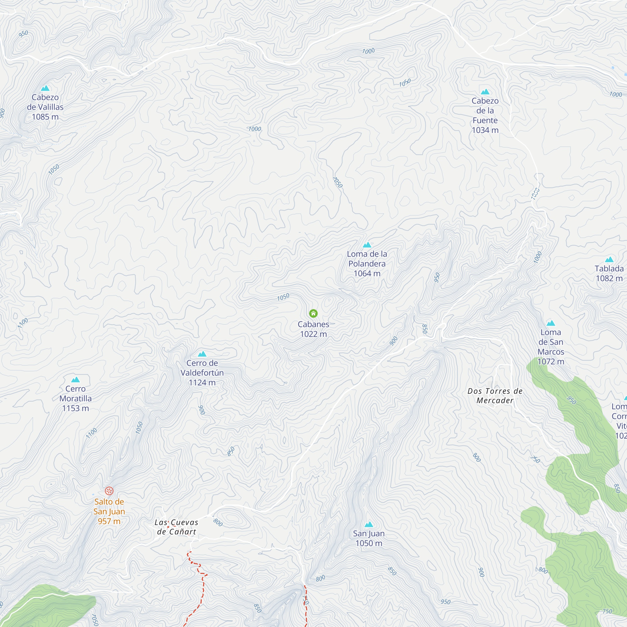 Cabanes map