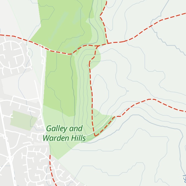 Map of Warden Hill