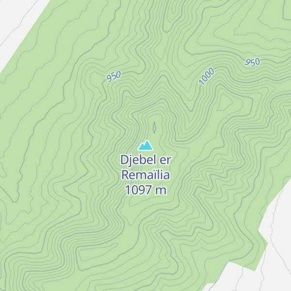 Map of Djebel er Remaïlia