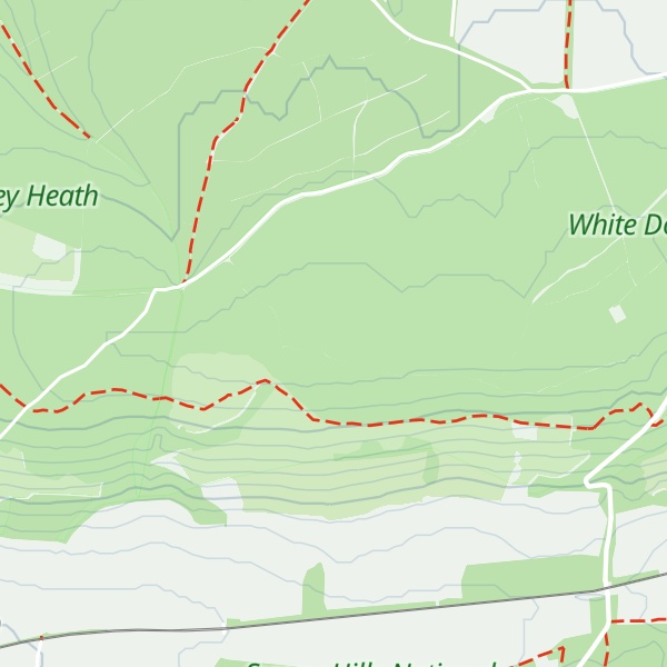 Map of Dunley Hill