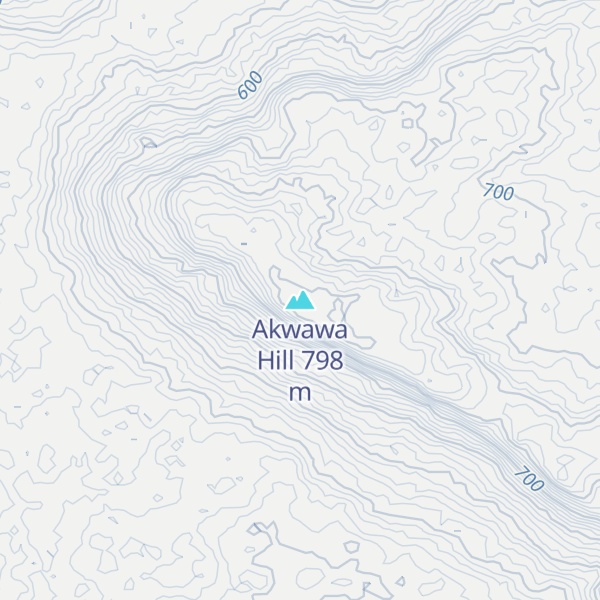 Map of Akwawa Hill