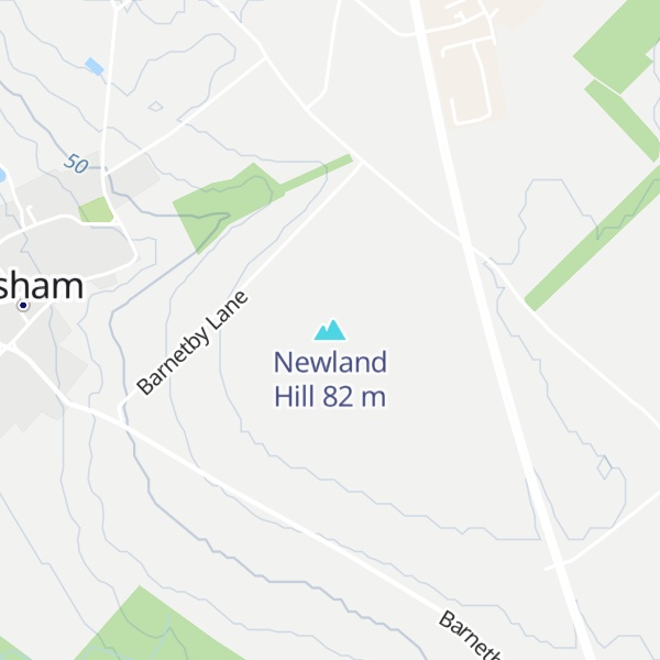 Map of Newland Hill