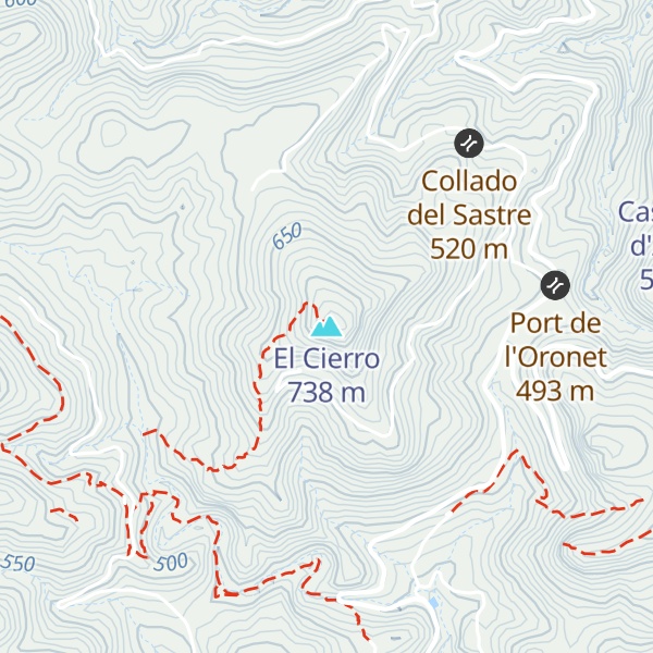 Map of El Cierro