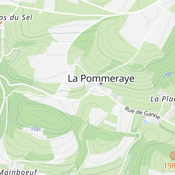 Map of Gîte du Théâtre Équestre