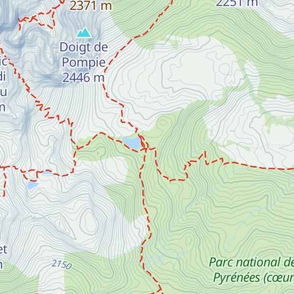Map of Refuge de Pombie
