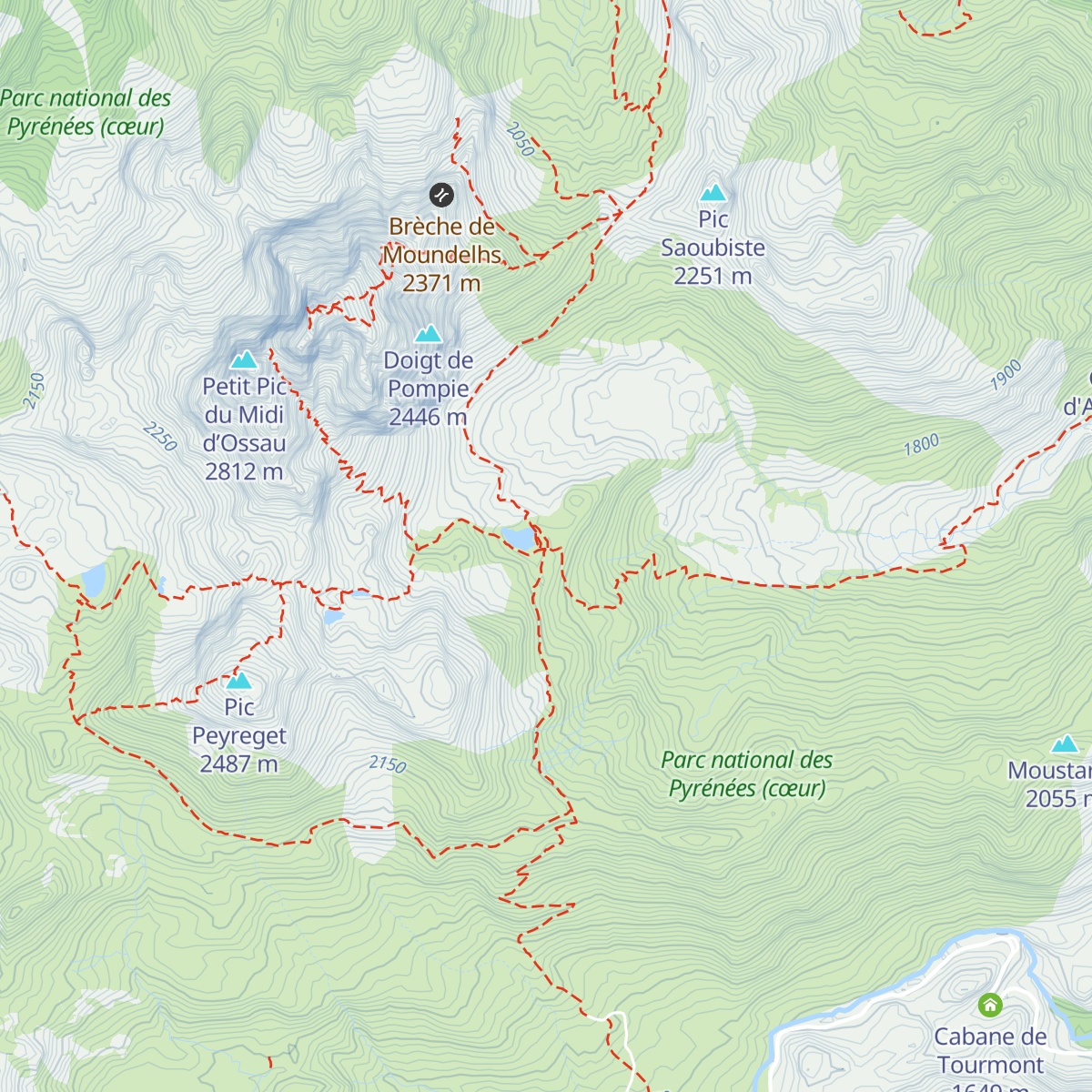Refuge de Pombie map
