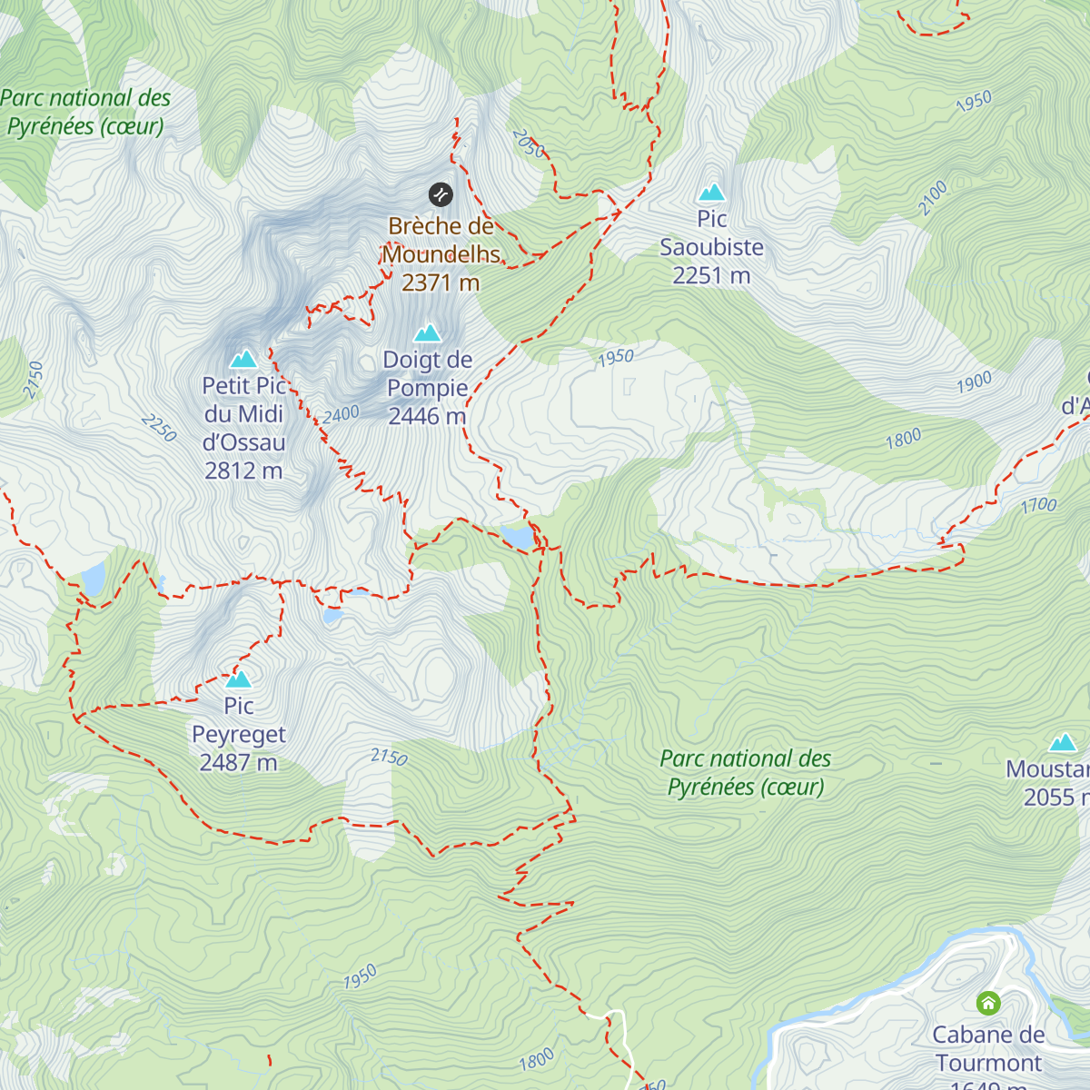 Refuge de Pombie map