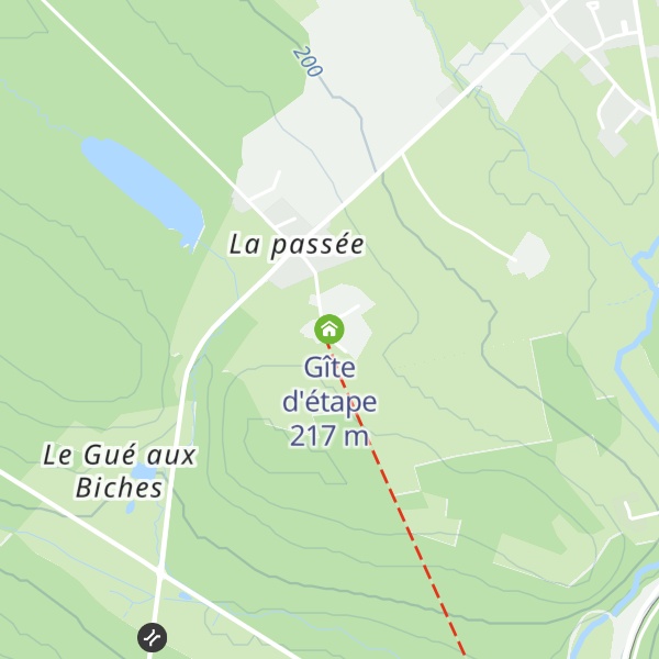 Map of Gîte d'étape