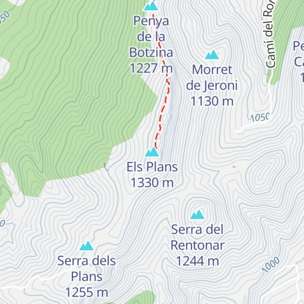 Map of Els Plans