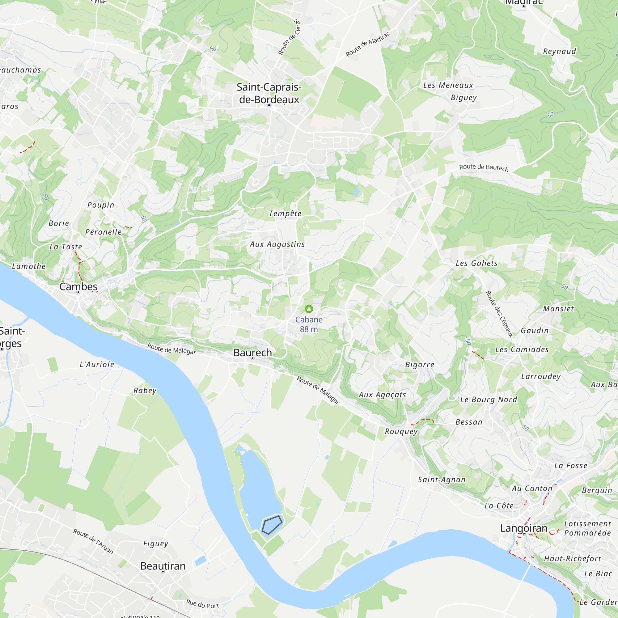 Cabane map