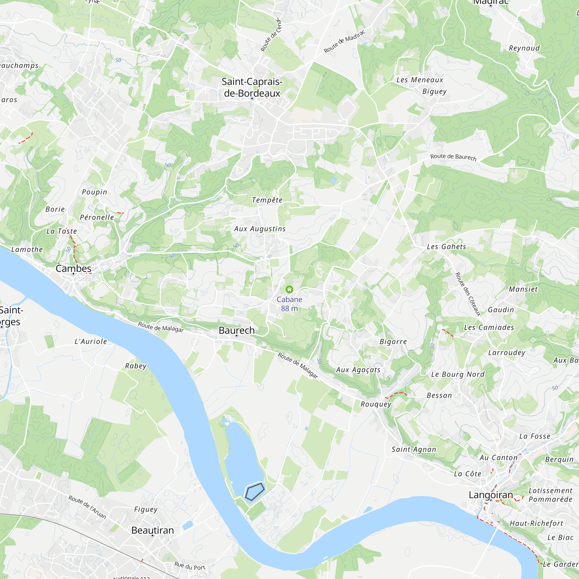 Cabane map