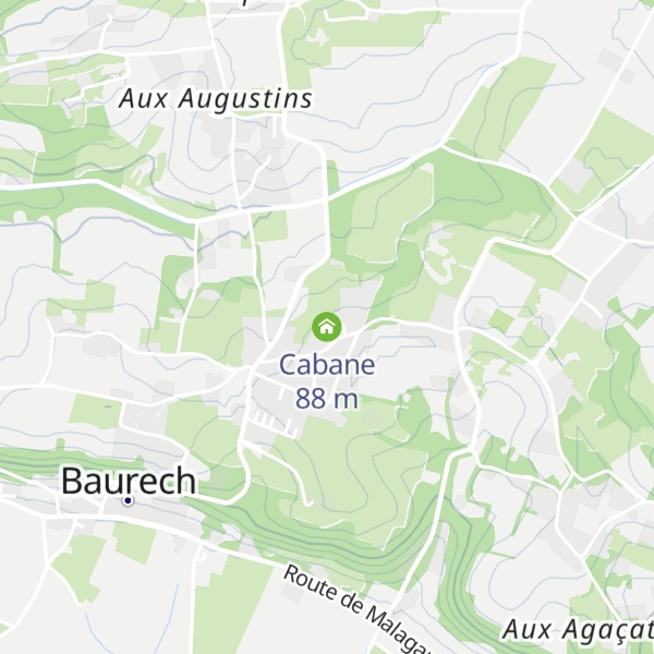 Map of Cabane