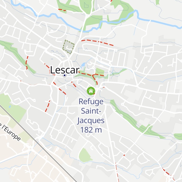 Map of Refuge Saint-Jacques
