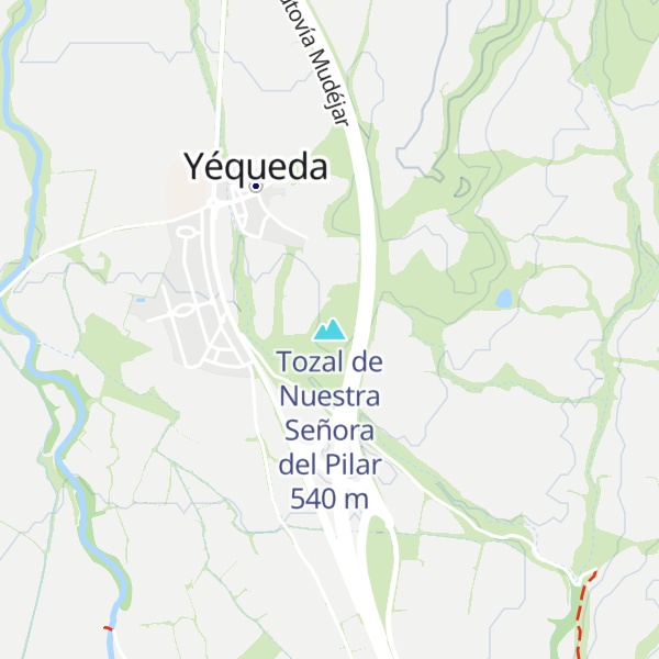 Map of Tozal de Nuestra Señora del Pilar