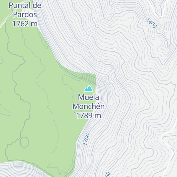 Map of Muela Monchén