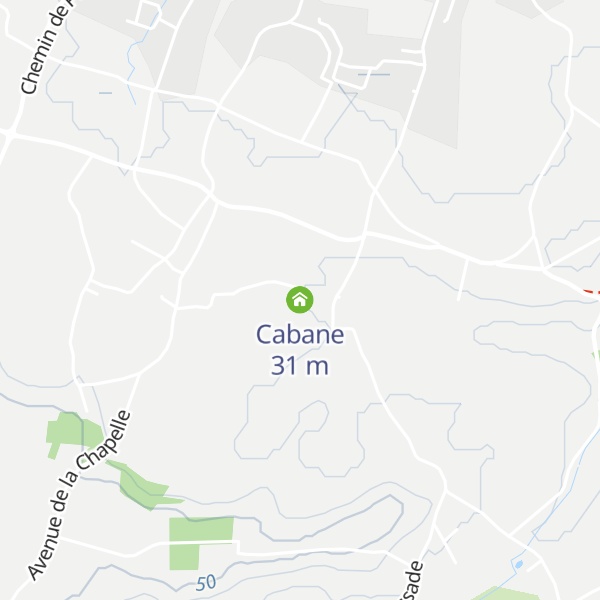 Map of Cabane