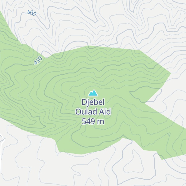 Map of Djebel Oulad Aïd