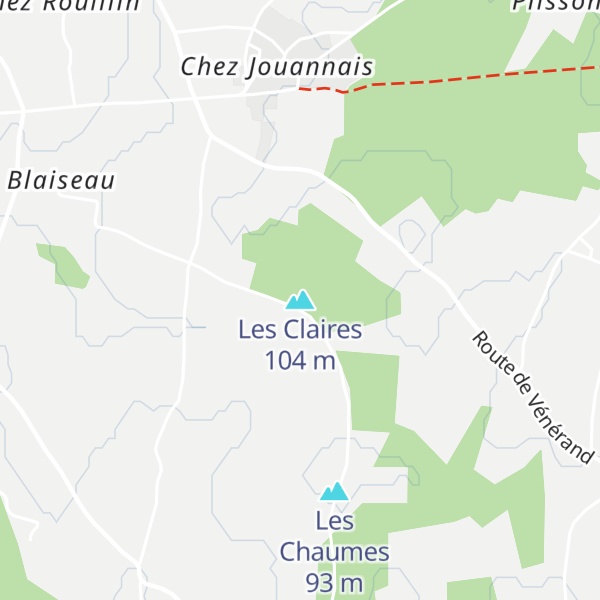 Map of Les Claires