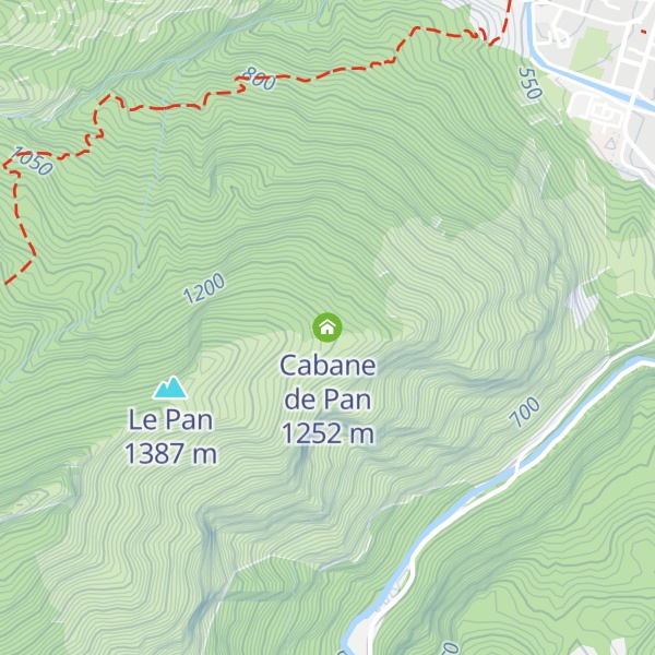 Map of Cabane de Pan