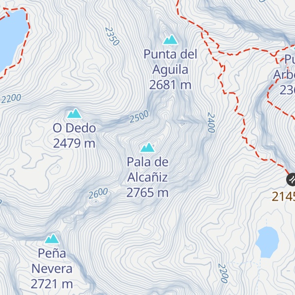 Map of Pala de Alcañiz