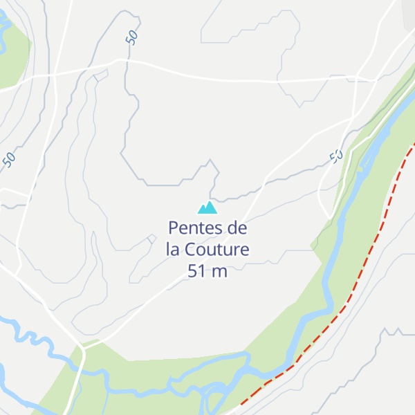 Map of Pentes de la Couture
