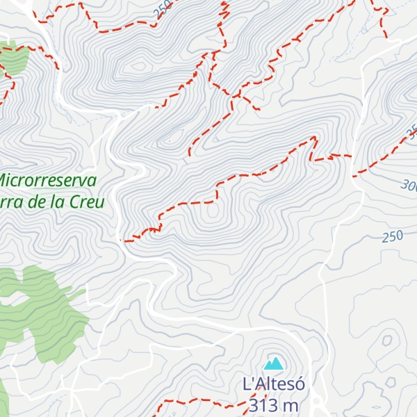 Map of Les Bateries Altes
