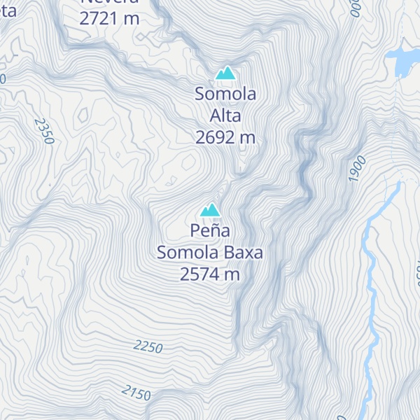 Map of Peña Somola Baxa