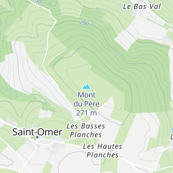 Map of Mont du Père