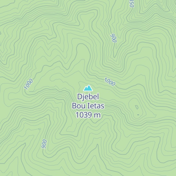 Map of Djebel Bou Ietas