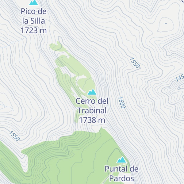 Map of Cerro del Trabinal